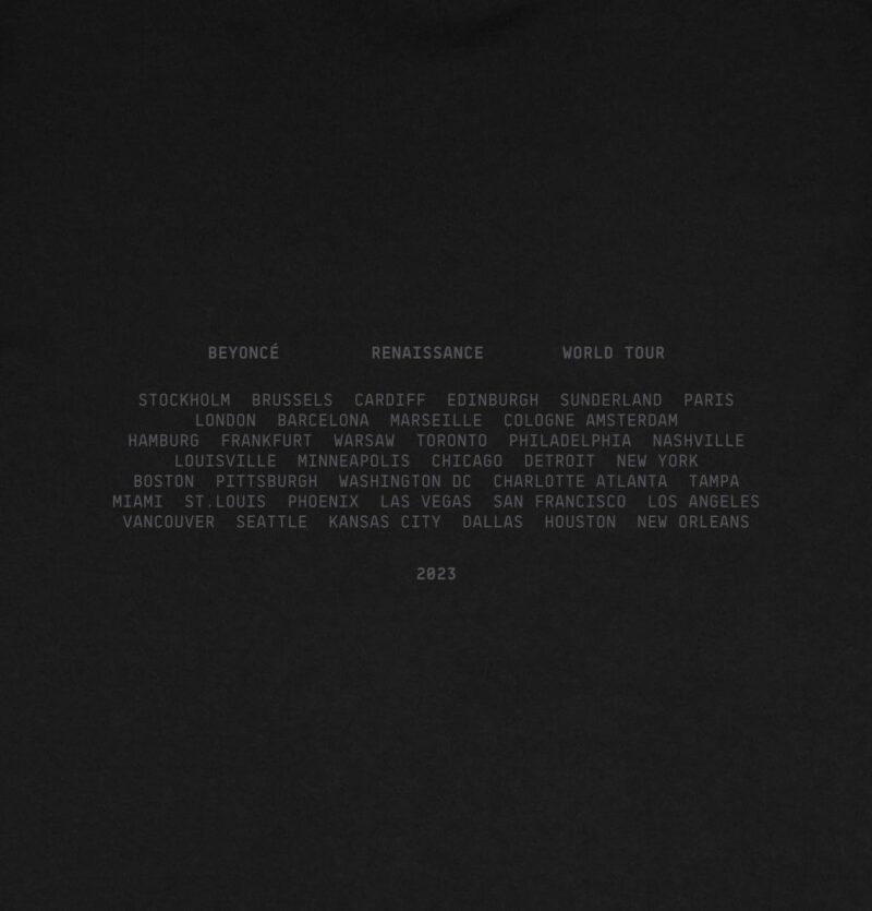 Beyoncé Renaissance T-Shirt, Large Black - Image 2
