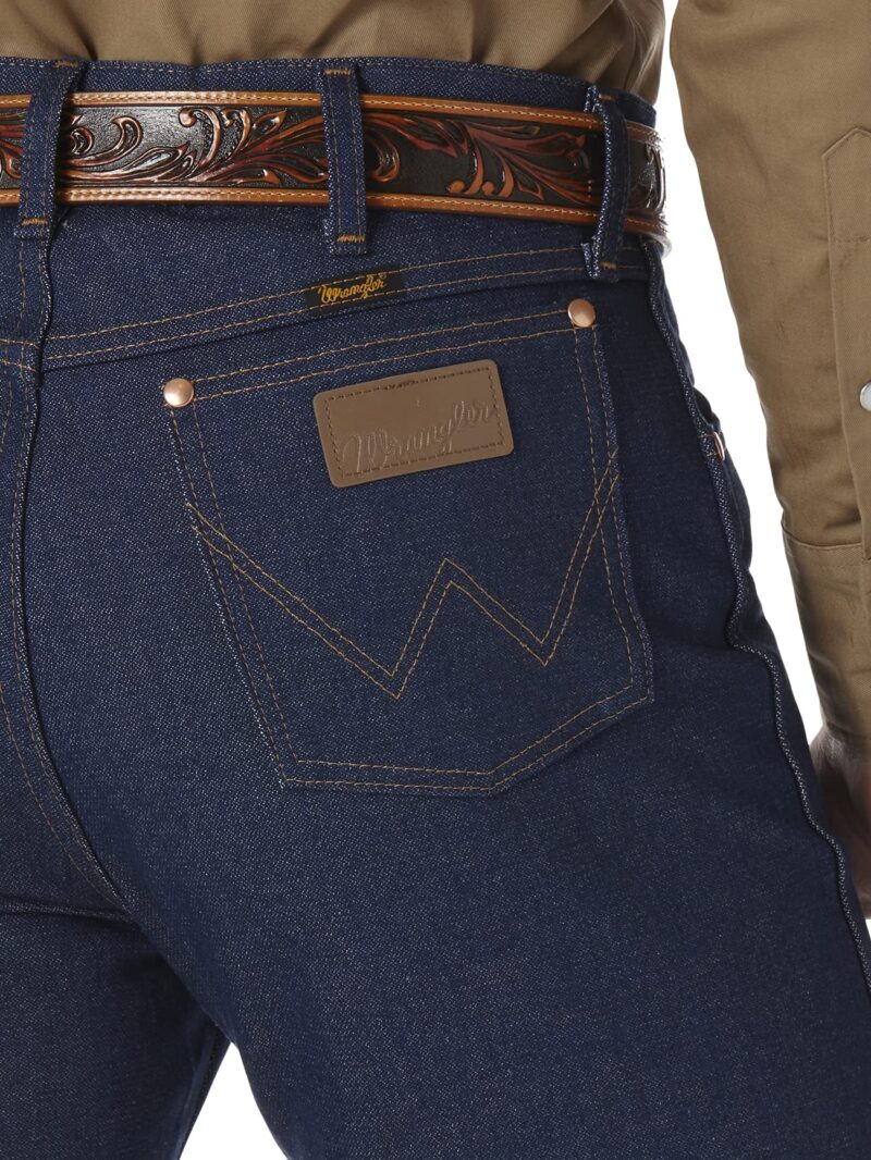 Wrangler Men's 13MWZ Cowboy Cut Original Fit Jean, Rigid Indigo, 36W x 32L - Image 3